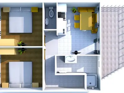 Ferienwohnung für 5 Personen (60 m²) in Nauders 3/10