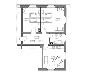 Ferienwohnung für 4 Personen (65 m²) in Nauders 4/10
