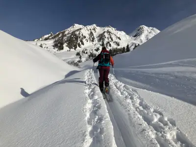 Skitour in Navis - Direkt vor der Tür starten