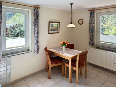 Essbereich in der Ferienwohnung Üüs Aran 4 in Süddorf auf Amrum