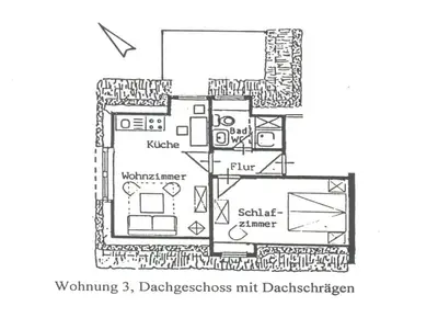Ferienwohnung für 2 Personen (25 m²) in Nebel 7/7