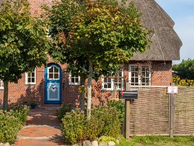 Friesenhaus Hafis in Nebel auf Amrum