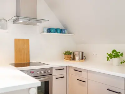 Küche in der Ferienwohnung 54 Nord in Nebel auf Amrum