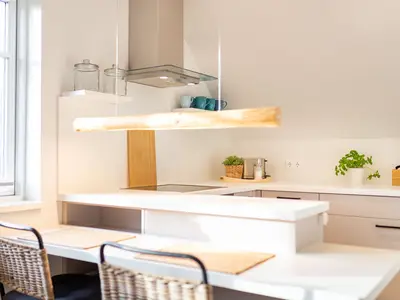 Küche in der Ferienwohnung 54 Nord in Nebel auf Amrum