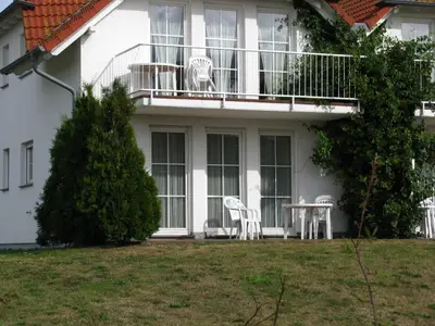 Terrasse. Aussenansicht mit Terrasse
