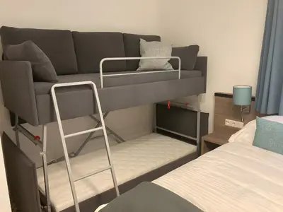 BEDROOM, INSIDE, OUTSIDE