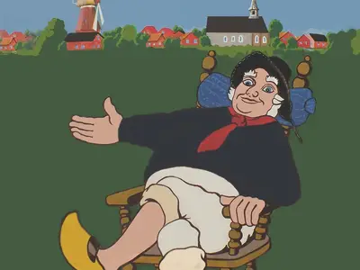 Willkommensschild für Nesse