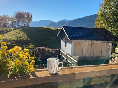 Blick vom Balkon Wohnung Edelsberg