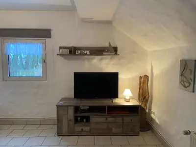 Wohnbereich. Wohnbereich  -  Smart-TV auch Streaming möglich