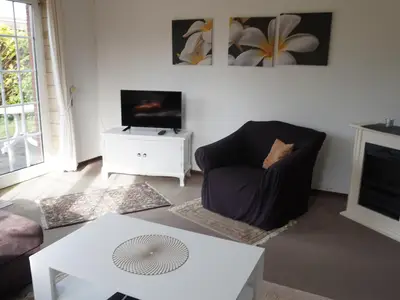 Wohnzimmer mit Terassenzugang