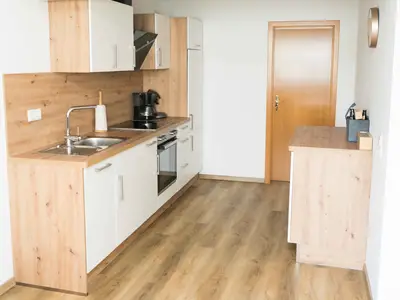 Voll ausgestattete Küchenzeile