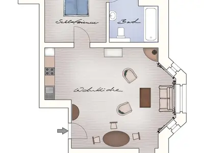 Ferienwohnung für 2 Personen (50 m²) in Neuenkirchen (Rügen) 10/10