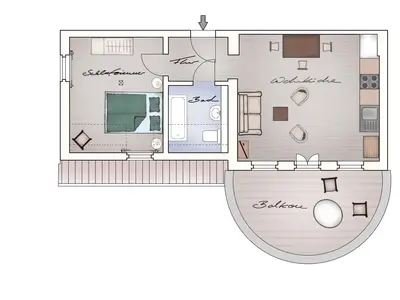 Ferienwohnung für 2 Personen (57 m²) in Neuenkirchen (Rügen) 9/9