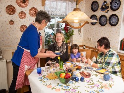 beim Thüringer Landfrühstück