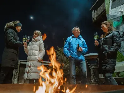 BergBaur Feuerschale Winter