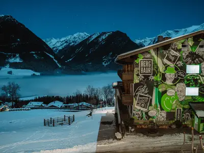BergBaur Mural Winter