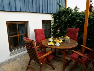 Frühstücksterrasse