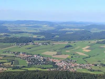 Blick vom Hohenbogen