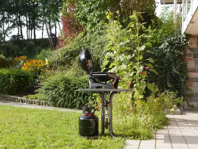 Garten mit Gasgrill