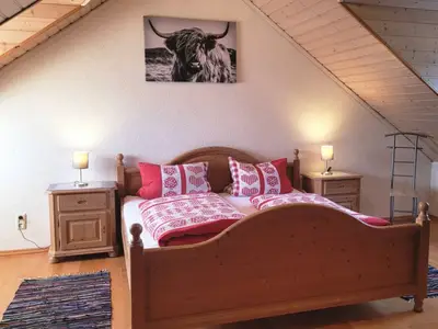 Talblick Schlafzimmer