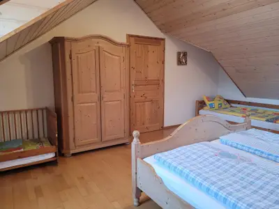 Talblick Schlafzimmer
