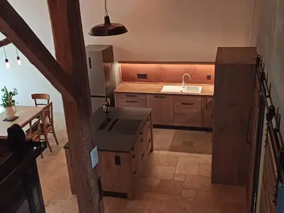 Aussicht v. oben, Matrazenlager (2. Schlafzimmer)