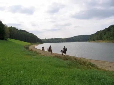 Ausritt am Eixendorfer See