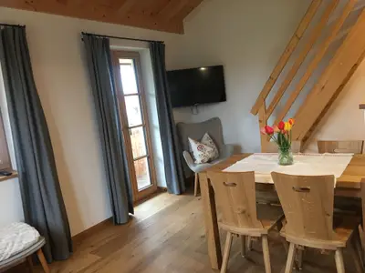 Essbereich Fewo Schwalbennest