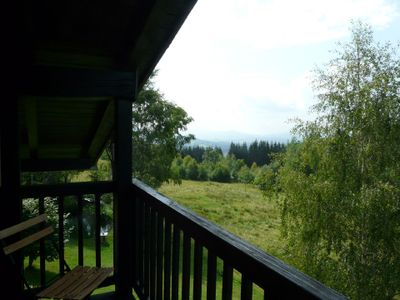 Balkon. Ausblick