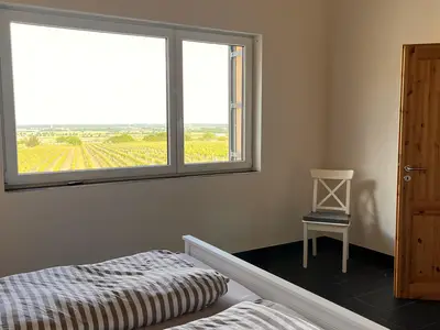 Weitblick aus dem Schlafzimmer