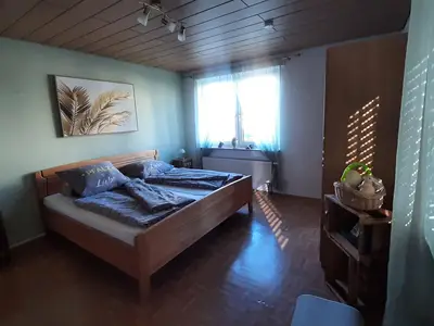 grünes Schlafzimmer