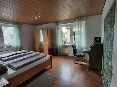 grünes Schlafzimmer