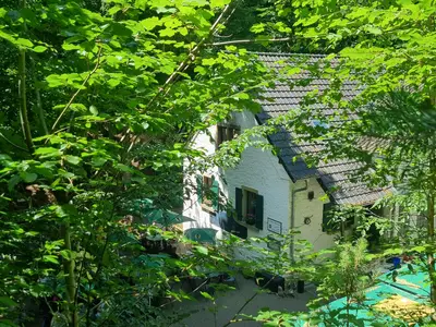 Blick zum Forsthaus