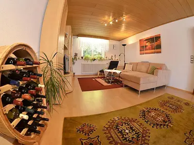 Weinregal im Wohnbereich