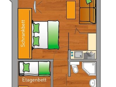 Ferienwohnung für 4 Personen (41 m²) in Neustadt In Holstein 9/10