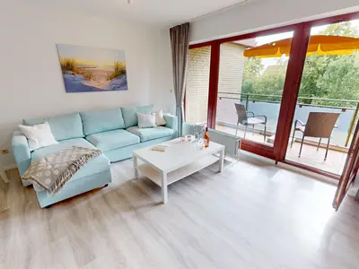 Ferienwohnung mit Balkon für bis zu 4 Personen