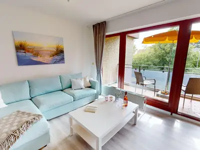 Ferienwohnung in Südlage mit Balkon für bis zu 4 Personen