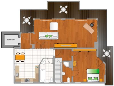 Ferienwohnung für 2 Personen (120 m²) in Neustadt In Holstein 8/10