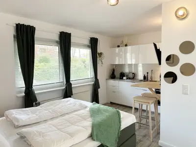 Blick in das 1-Zimmer Appartement