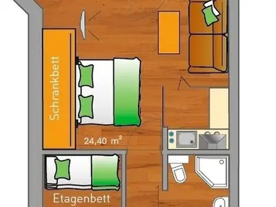 Ferienwohnung für 4 Personen (41 m²) in Neustadt In Holstein 2/10