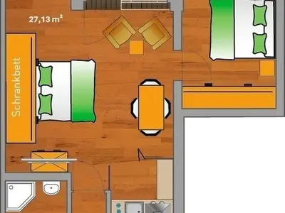 Ferienwohnung für 4 Personen (44 m²) in Neustadt In Holstein 3/10