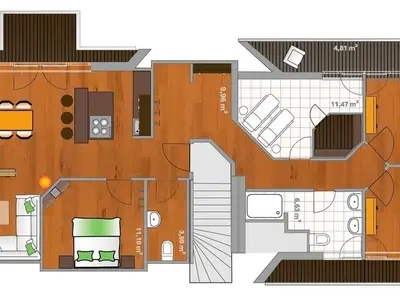 Ferienwohnung für 6 Personen (125 m²) in Neustadt In Holstein 3/10