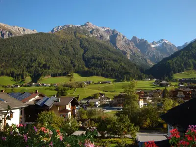 schöne Aussicht von Balkon und Terrasse