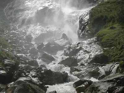 Grawa Wasserfall hoch