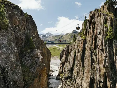Stubaier Gletscher Brücke