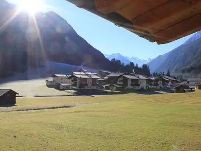 Blick vom Balkon
