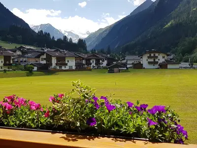 Blick vom Balkon