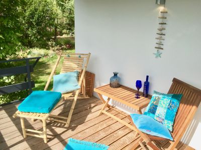 Balkon. überdachte Veranda