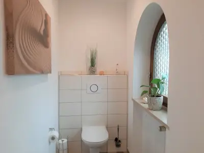 Badezimmer mit WC