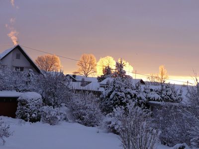 Blick aus dem Fenster